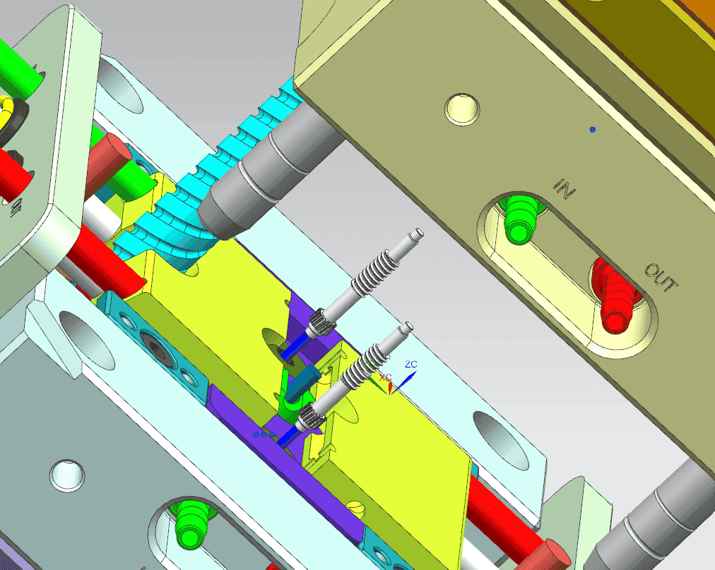 Split Cavity Injection Mold