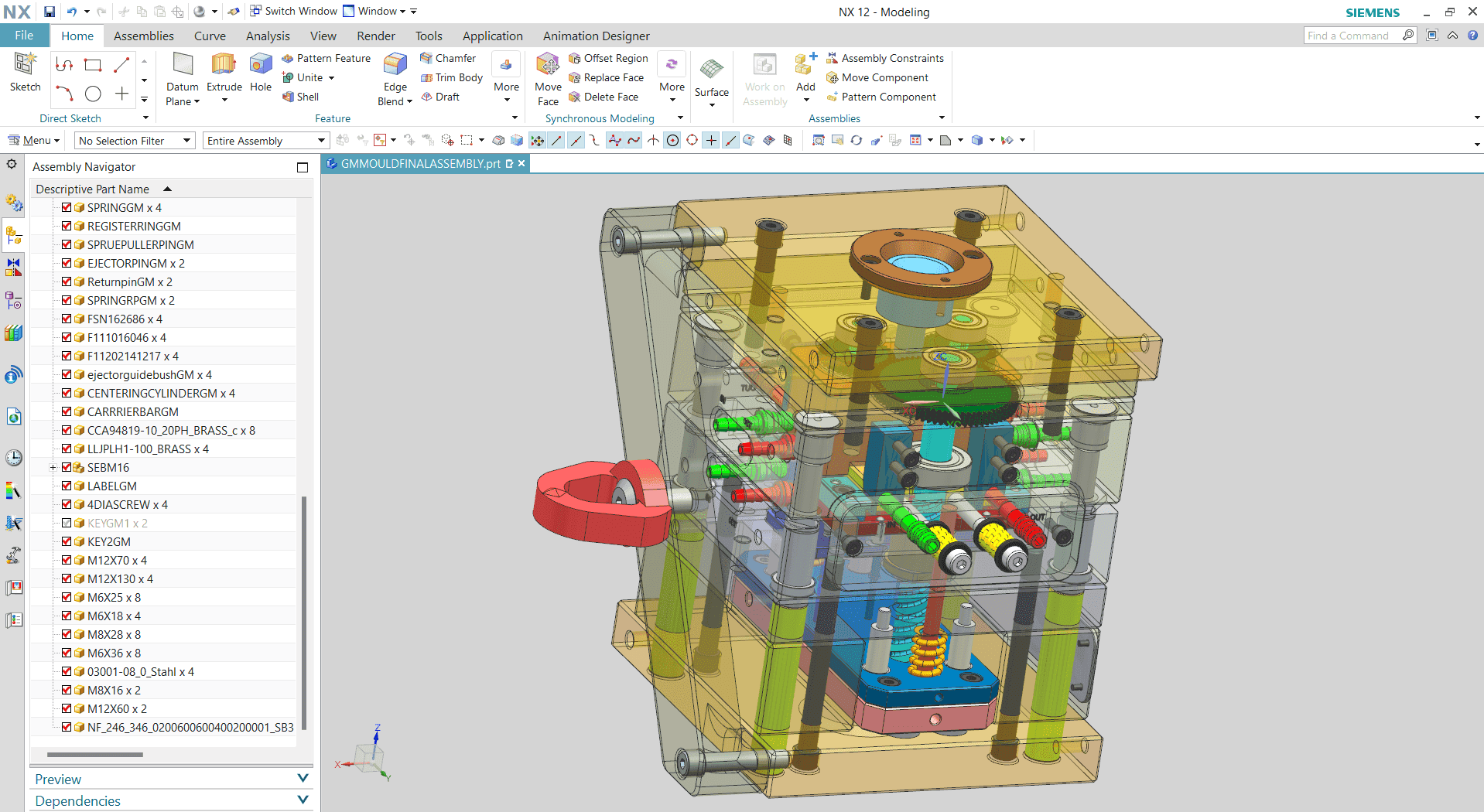 Integrated Cooling Channel Mold System