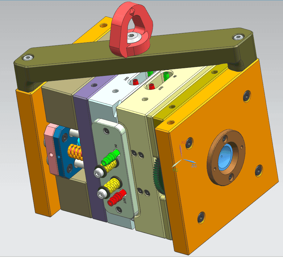 XYZ Coordinate Guided Injection Mold System