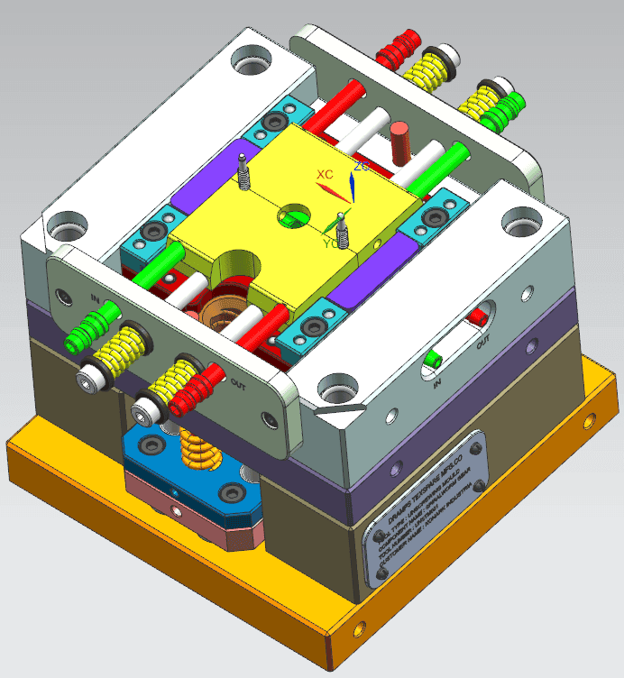 Hydraulic Core-Pull Injection Mold