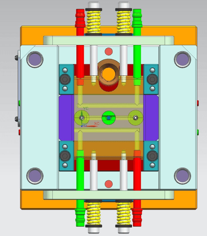 Multi-Component Gear Drive Mold System