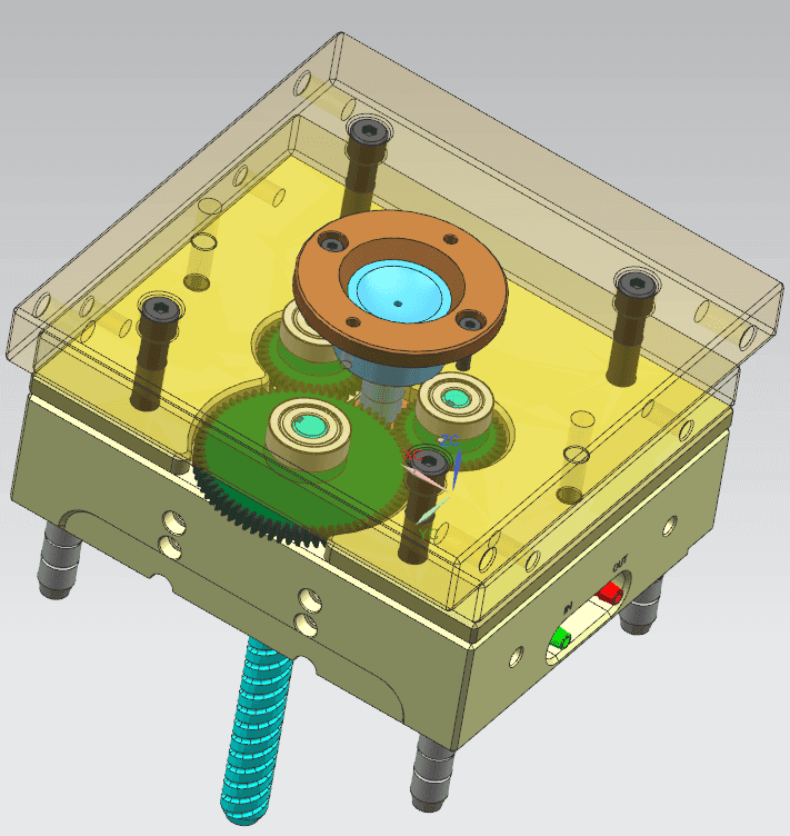 Hydraulic Cylinder-Actuated Injection Mold