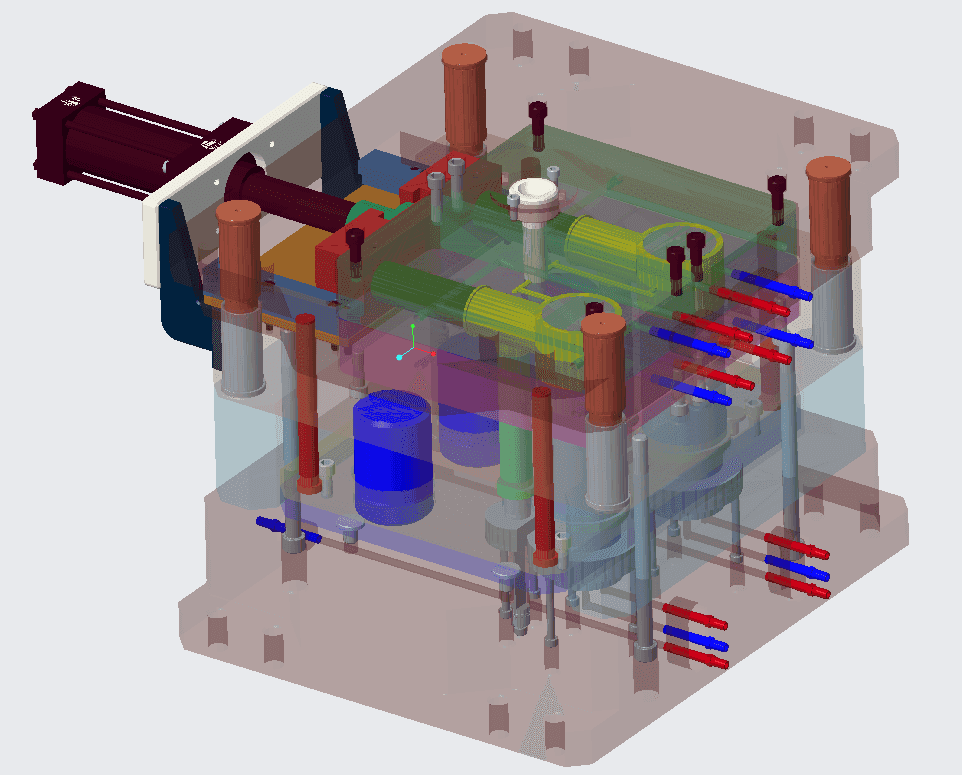 Complex Core Assembly Injection Mold
