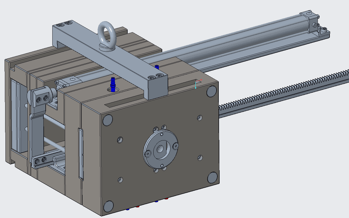 Streamlined Flow Path Injection Mold