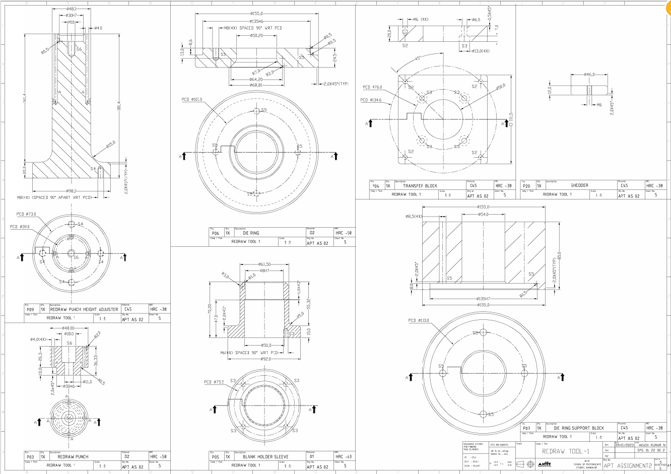 Complex Profile Forming Die