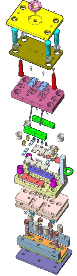 FOUR CAVITY INJECTION MOLD FOR BLACK CAP cover