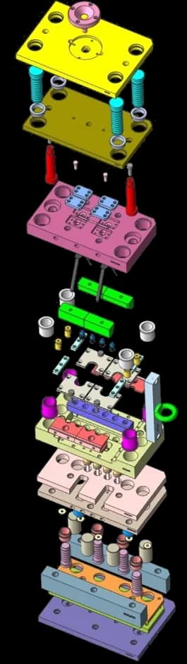 FOUR CAVITY INJECTION MOLD FOR BLACK CAP thumb 2