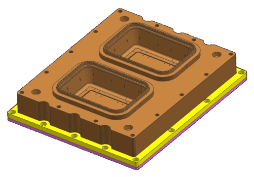 HOT PRESS MOLD DESIGN FOR BIRIYANI BOX thumb 3