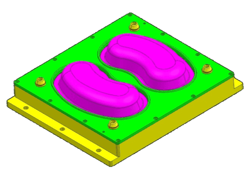 HOT PRESS MOLD FOR TWO & FOUR IMPRESSION KIDNEY TRAY cover
