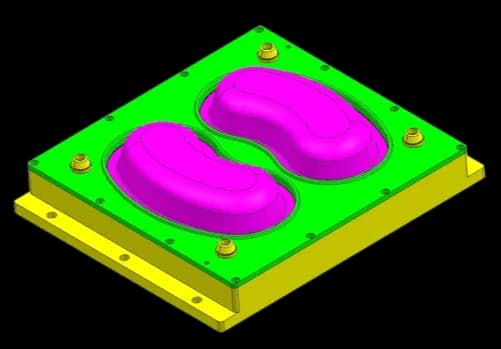 HOT PRESS MOLD FOR TWO & FOUR IMPRESSION KIDNEY TRAY thumb 2