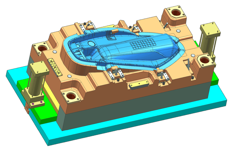 SINGLE CAVITY INJECTION MOLD FOR CNG COVER thumb 3
