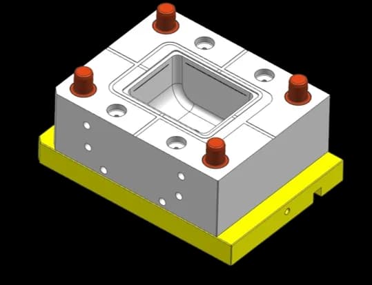 SINGLE CAVITY INJECTION MOLD FOR CUP WITH HOT SPRUE BUSH thumb 3