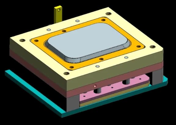 SINGLE CAVITY MOLD FOR TRAY thumb 2